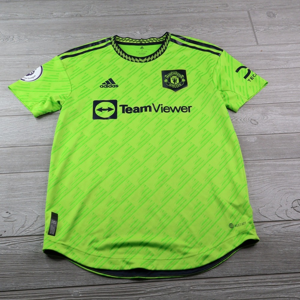 Adidas Manchester United Ronaldo #7 Third Jersey Men's M Green